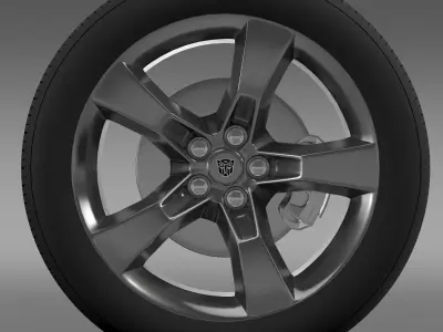 Chevrolet Camaro 2010 transformer wheel 3D model