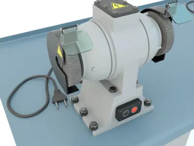 Workbench and garage tools 5 Items - Collection 1 3D model