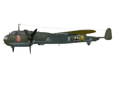 Dornier Do17 Z-2 3D model