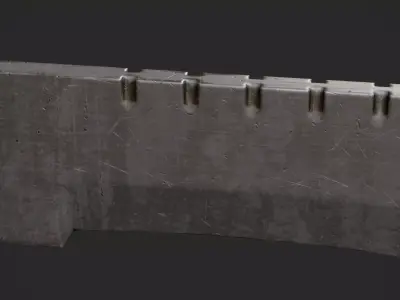 Bowie Knife Game Ready Model Low-poly 3D model