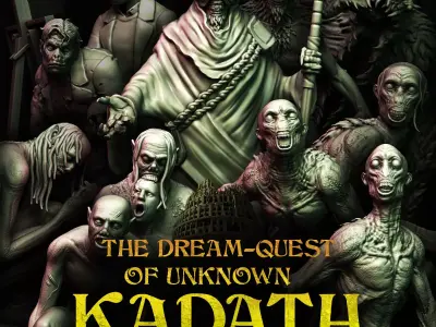 The Dream-Quest of Unknown Kadath Miniatures Collection Part 02 3D print model