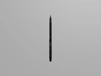 futuristic dagger 3d model 3D model