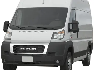 RAM PROMASTER 2500 Cargo Van 136 High Roof  3D model