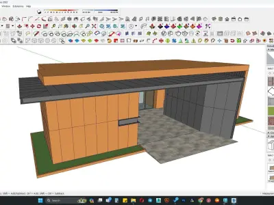 Apartment entrance design 3d model 3D model