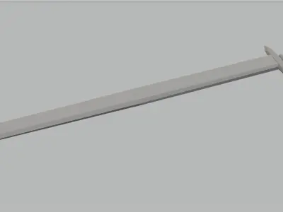 Sword 3D model 11