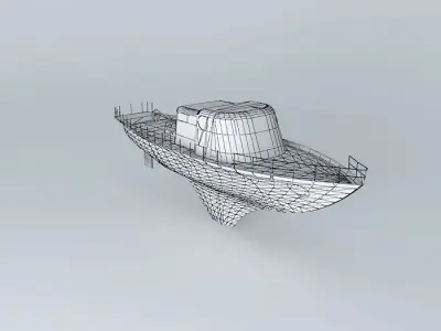 3D single hull Free 3D model