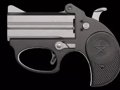 Stinger RS 380 ACP compact pistol Low-poly 3D model