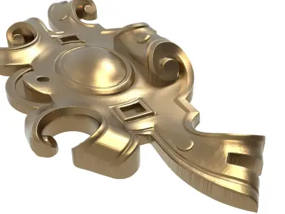 decorative pattern ready for 3D printing 3D model 81