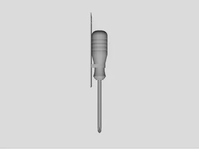 Screwdriver Package - Geometry Only No Textures No Materials 3D model