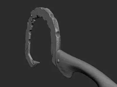 Hook Zbrush HighPoly 3D model 3D model