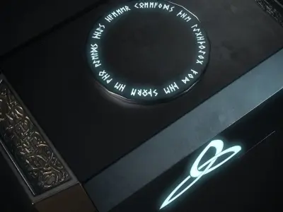 Mjolnir Low-poly 3D model