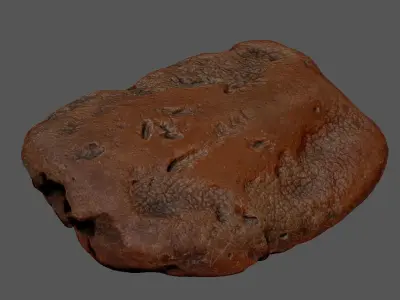 Amber 3d scan Low-poly 3D model