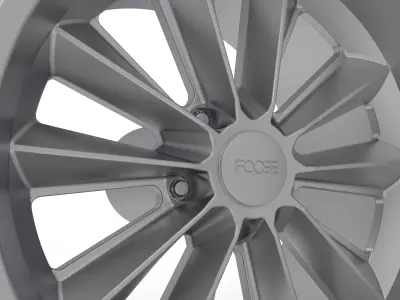 FOOSE DEUCE WHEEL 3D PRINT MODEL 3D print model