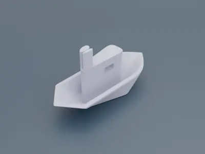 Stylized Boat 3d print Free 3D print model