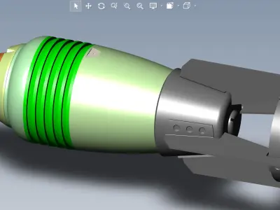AO1  AO1 Sch  Submunition for cluster avia bomb 3D printable  3D model