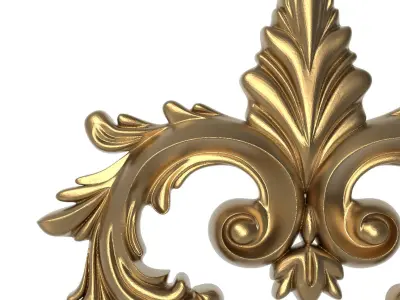decorative pattern ready for 3D printing 3D model