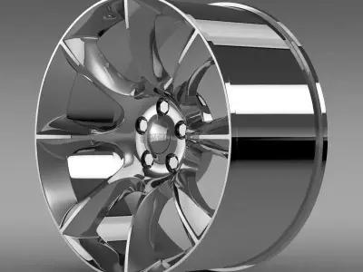 Dodge Challenger SRT rim 3D model