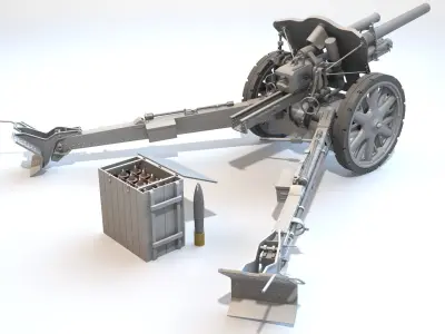  10-5 cm leFH 18 Howitzer 