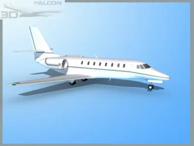 Falcon3D Citation Sovereign C680 FS12 3D model