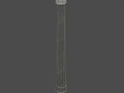 Knight Mace Low-poly 3D model