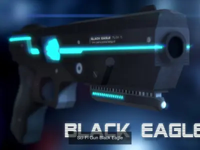 Sci-Fi Weapons Pack 3D Model Collection