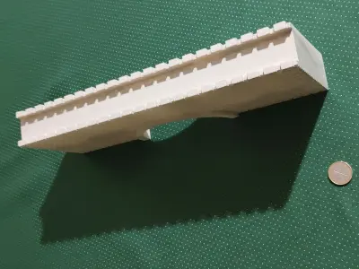 Model of Brick Train Bridge 3D print model