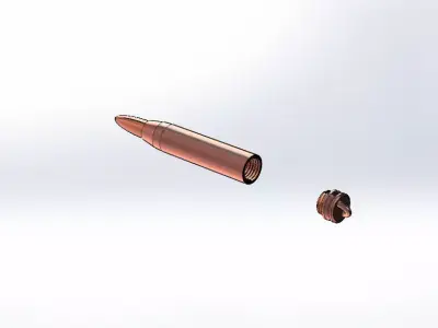 bullet 3D model