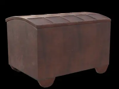 Indian Chest - Medieval 18th Century - Indian Cabinet 3D model