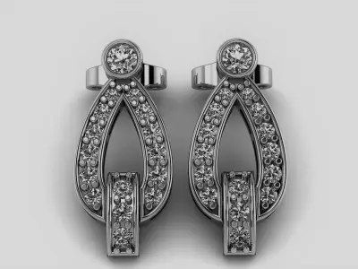 Earrings 3D print model