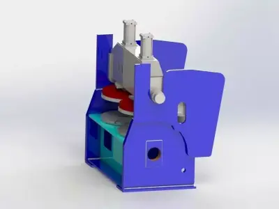 MECHANICALTYREPRESSMACHINE MC NEIL 42 INCH Free 3D model