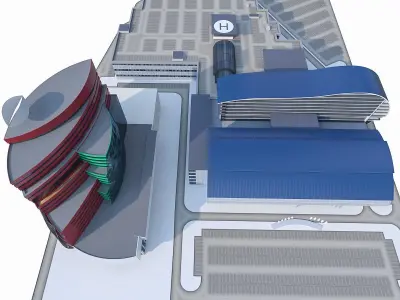 Office Building 06 Low-poly 3D model