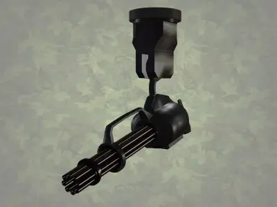 Robotic Machine Gun 3D model