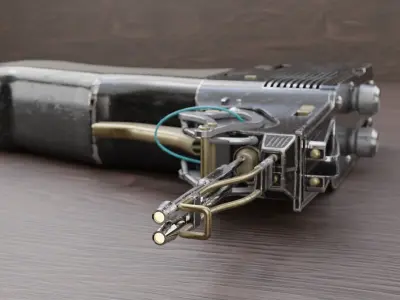 Plasma Gun V4 3D model