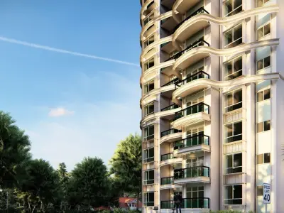 Highrise Building 02 3D model