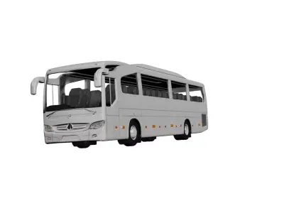 Mercedes Travego Coach Bus Long Distance Luxury Bus 3D model