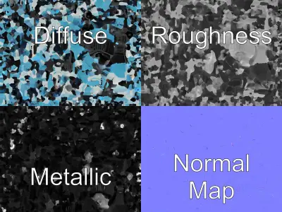 Underwater Maintenance Droid Streamlined Profile model pack Low-poly 3D model