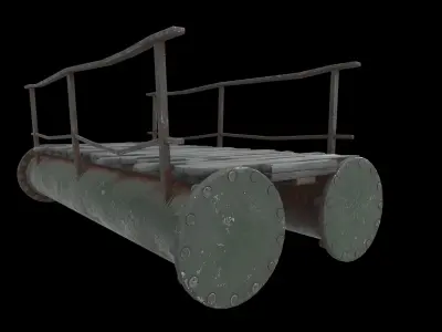 pipe raft  3D model