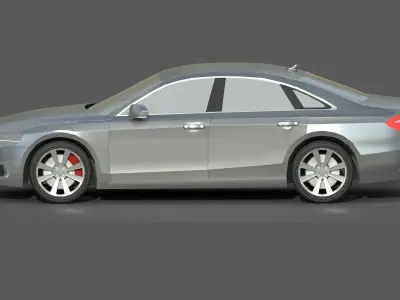 Low-Poly Car No 1 Free low-poly 3D model