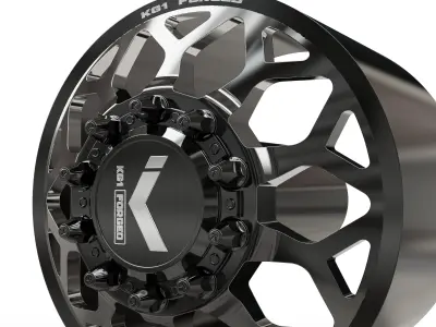 FRONT KG1 KD016-2 DUALLY WHEEL 3D MODEL 3D model