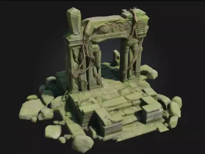 Ancient Ruins  Echoes of a Forgotten Civilization 3D model