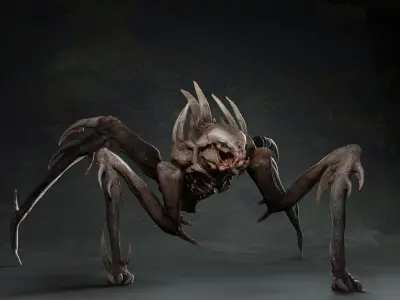 Spider alien 3D model