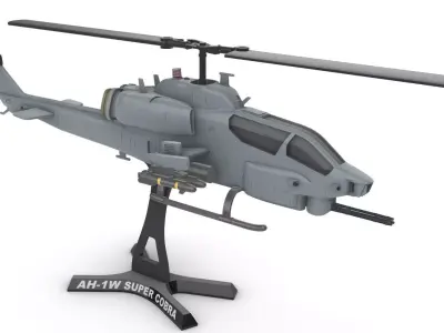 Bell AH-1 SuperCobra 3D print model