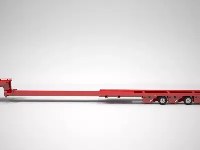 House Moving Trailer 3D model