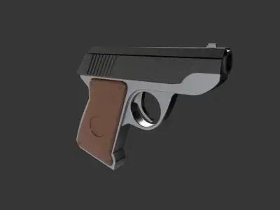 TF2 Pistol - Team Fortress 2 Low-poly 3D model