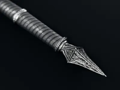 Fantasy Sword 3D model shop