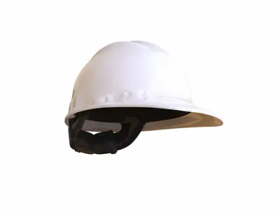 Worker  Helmet Low-poly 3D model