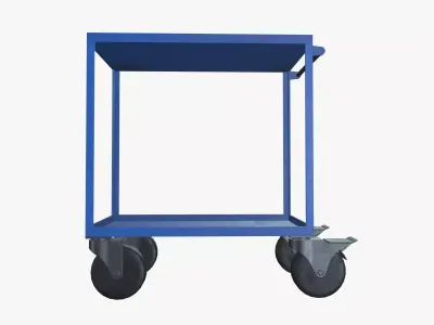 Hand Trolley 3D model buy