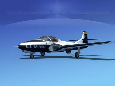 Cessna T-37 Tweetybird V02 USAF 3D model