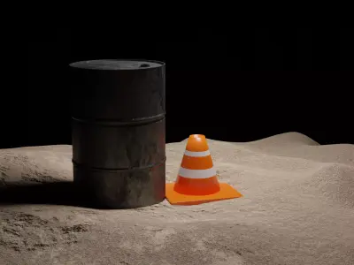 LIQUID DRUM  Free 3D model