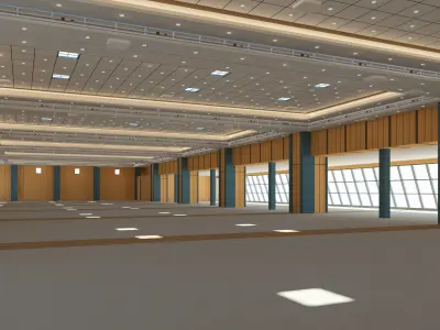 Congress Center Hall 3D model